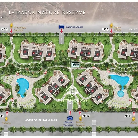 Vakantiehuis Ancor 0-3 Pool View 1b Palm-mar