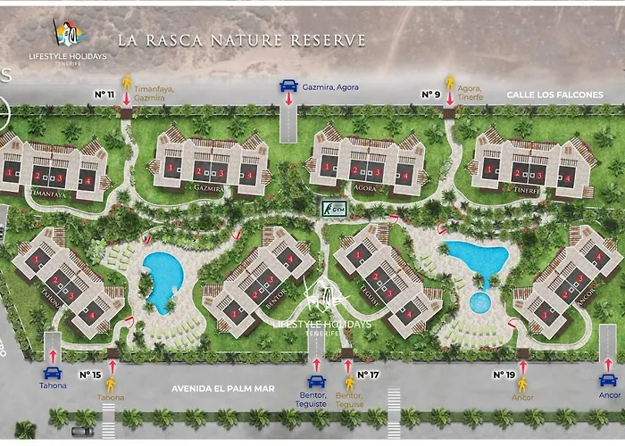 Ferienhaus Ancor 0-3 Pool View 1b Palm-mar